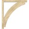 Ekena Millwork Thorton Block Rough Sawn Bracket w/ Offset Brace, Douglas Fir, 4"W x 28"D x 32"H BKT0402X28X32THR05RDF - alternate 4